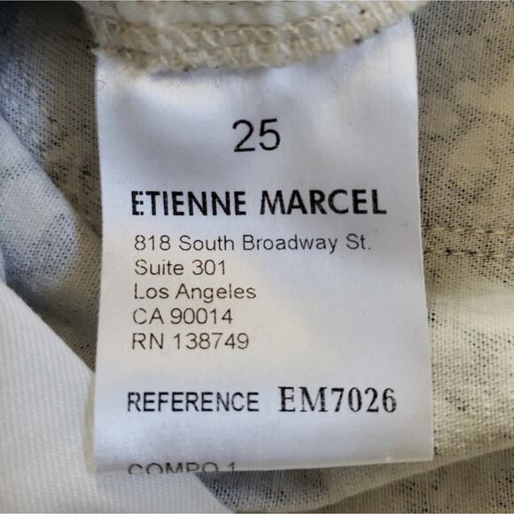 ETIENNE MARCEL snake reptile print low rise skinny jeans in camo Size 25 NEW - Picture 5 of 6